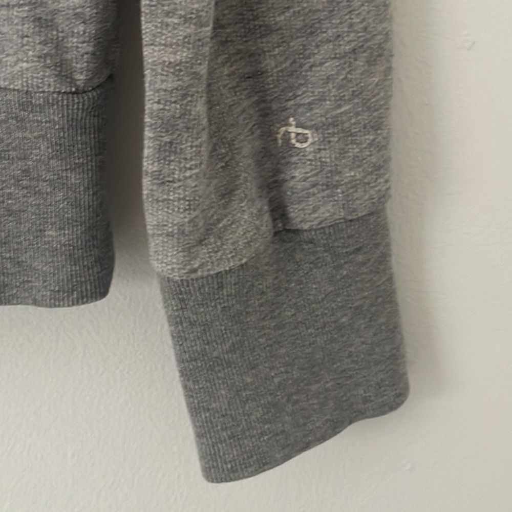 Rag & Bone Designer Basic Gray Heather Crew Neck … - image 6